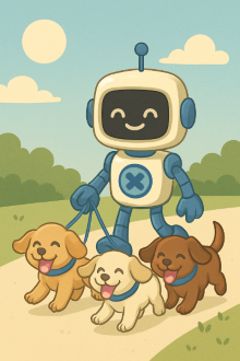 FBE walks dogs